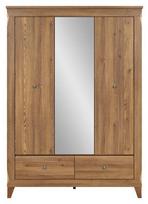 Black Red White Bergen Wardrobe