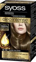 syoss plauku dazai blond - Syoss Oleo Intense Permanent Oil Color 6 10 Dark Blond - 1 nuotrauka