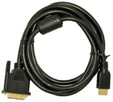 av cable - Akyga Cable DVI-D / HDMI Black 1.8m - 3 nuotrauka