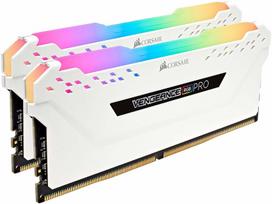 ddr4 corsair vengeance - Corsair Vengeance RGB PRO White 32GB 2666MHz CL16 DDR4 KIT OF 2 CMW32GX4M2A2666C16W - 2 nuotrauka