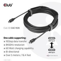usb c 10gbps laidas - CLUB 3D CAC-1535 - 4 nuotrauka