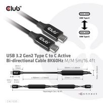 usb c 10gbps laidas - CLUB 3D CAC-1535 - 5 nuotrauka