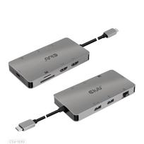 hdmi type c laidas - Club 3D USB-C - 2 x USB/USB-C/RJ-45/SD/MicroSD/2 x HDMI - 2 nuotrauka