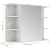 vonios spintele 80 - Vonios spintelė VLX, pilka, 20.5 x 80 cm x 64 cm - 9 nuotrauka