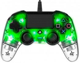 wired ps4 controller - Žaidimų pultas Nacon Compact Controller Wired Illuminated Green - 2 nuotrauka