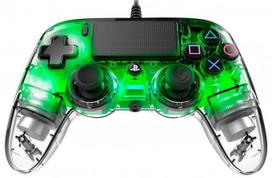 wired ps4 controller - Žaidimų pultas Nacon Compact Controller Wired Illuminated Green - 4 nuotrauka