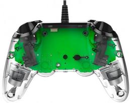 wired ps4 controller - Žaidimų pultas Nacon Compact Controller Wired Illuminated Green - 5 nuotrauka