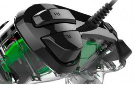 wired ps4 controller - Žaidimų pultas Nacon Compact Controller Wired Illuminated Green - 8 nuotrauka