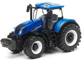 melynas traktorius - Žaislinis traktorius Bburago Farm Tractor, mėlyna/juoda - 1 nuotrauka