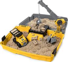 kinetinis smelis - Kinetinis smėlis Spin Master Construction Folding Sandbox - 2 nuotrauka