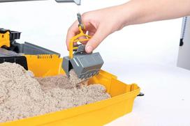 kinetinis smelis - Kinetinis smėlis Spin Master Construction Folding Sandbox - 3 nuotrauka