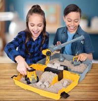 kinetinis smelis - Kinetinis smėlis Spin Master Construction Folding Sandbox - 5 nuotrauka