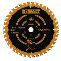 dewalt pjovimo diskas - Pjovimo diskas 184x1,65x16mm, z40, 20° medis MDF, DeWalt - 2 nuotrauka