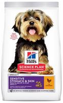 Sausas šunų maistas Hill's Science Plan Sensitive Stomach & Skin Adult Dog Food w/ Chicken 3kg