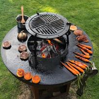 grill - Lauko laužavietė/kepsninė Remundi - Carus M - 5 nuotrauka