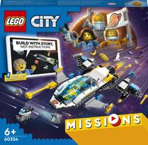 lego city laivas - LEGO City Missions Marso kosminio laivo tyrinėjimo misijos 60354 - 1 nuotrauka