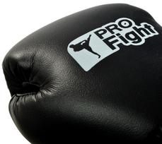bokso pirstines - ProFight Skin Dragon Boxing Gloves Black 10oz - 4 nuotrauka