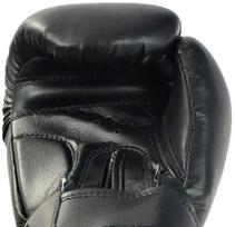 bokso pirstines - ProFight Skin Dragon Boxing Gloves Black 10oz - 5 nuotrauka