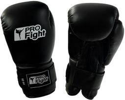 ProFight PVC Boxing Gloves Black 14oz