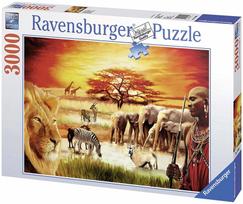 delione 3000 - Ravensburger Puzzle Savannah Masai 3000pcs 17056 - 1 nuotrauka