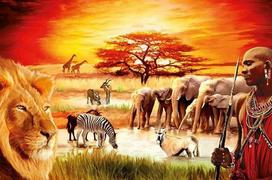 delione 3000 - Ravensburger Puzzle Savannah Masai 3000pcs 17056 - 2 nuotrauka