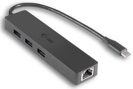 I-Tec USB C 3.0 3Port Slim Hub with Gigabit Ethernet