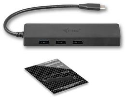 usb c ilgintuvas - I-Tec USB C 3.0 3Port Slim Hub with Gigabit Ethernet - 4 nuotrauka