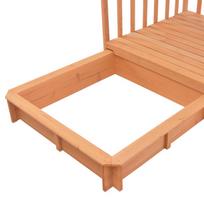 nameliai vaikams - Smėlio dėžė VLX Playhouse With Sandbox 91795, 130 x 130 cm, su dangčiu, mėlyna/ruda - 5 nuotrauka