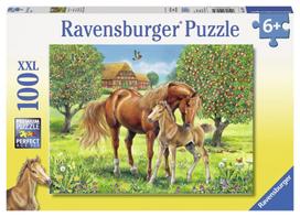 Ravensburger XXL Puzzle Horses On The Field 100pcs 105779