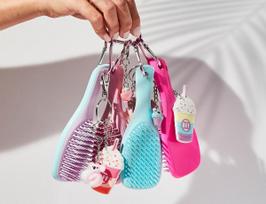minoms - Tangle Teezer The Wet Detangler Mini Wisteria Leaf plaukų šepetys - 6 nuotrauka