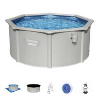 senukai baseinai -  Bestway 56566, pilkas, 3000x1200 mm, 7630 l - 6 nuotrauka
