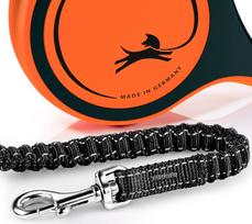 pavadelis flexi m - Flexi Xtreme L, juodas/oranžinis, 5 m - 2 nuotrauka