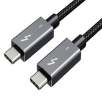 thunderbolt 2 laidas - Thunderbolt 3, USB-C - USB-C, 40Gbps, 100W, 20V/ 5A, 4K/ 60HZ, 2m - 2 nuotrauka