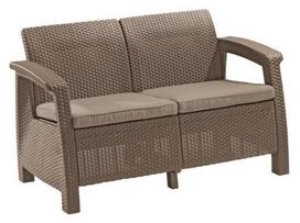 Keter Corfu Love Seat Beige
