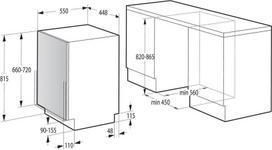 imontuojama indaplove 450 - Gorenje GV520E15 - 5 nuotrauka