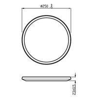 lauko lubiniai sviestuvai - Philips Superslim 929003191401, 15W, LED, IP54, baltas - 6 nuotrauka