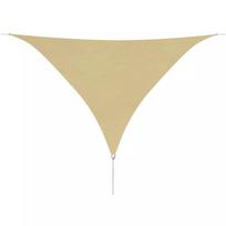 Tentas nuo saulės, oksf. aud., trikampis, 3,6x3,6x3,6m, smėlio