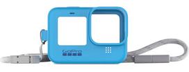 gopro deklas - Gopro Sleeve + Lanyard for Hero 9 Blue ADSST-003 - 1 nuotrauka