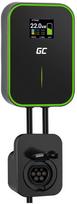 elektromobilio ikrovimo stotele type 2 - Green Cell Žalias Cell Žalias Cell EV Charger PowerBox 22kW charger with Type 2 socket and RFID for charging electric cars and Plug-In hybrids, 32 A - 1 nuotrauka