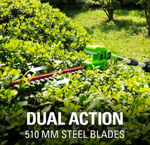 akumuliatorines zirkles - Greenworks G40PHA Dvigubi ašmenys 3,5 kg - 4 nuotrauka