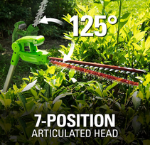 akumuliatorines zirkles - Greenworks G40PHA Dvigubi ašmenys 3,5 kg - 5 nuotrauka