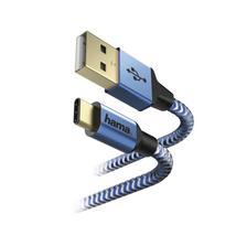 Pirkti KABELIS USB TYPE-C 1.5M REFLECTIVE BLUE HAMA - Photo 1