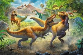 delione dinozauras - Trefl Puzzle Dinosaurs 160pcs 15360 - 2 nuotrauka
