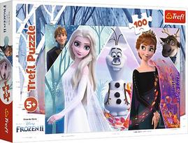 frozen puzzle - Dėlionė Trefl Frozen II 16418, 100 vnt. - 1 nuotrauka