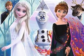 frozen puzzle - Dėlionė Trefl Frozen II 16418, 100 vnt. - 2 nuotrauka