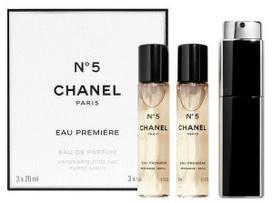 Chanel No.5 Eau Premiere 3 x 20 ml EDP Travel Spray