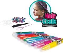 grozio rinkinys mergaitems - COLORINO CREATIVE kreidelės plaukams 10 spalvų, 68635PTR - 2 nuotrauka