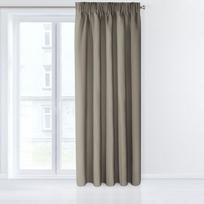 uztemdancios uzuolaidos - Eurofirany DESIGN 91 Naktinė užuolaida iš lygaus užtemdančio audinio PARISA, 135X270 cm, juosta / tunelis / kabliukai, spalva: tamsi smėlio - 5 nuotrauka