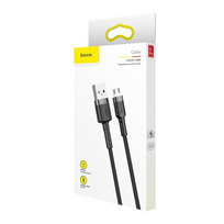 micro usb to - Baseus Cafule USB To Micro USB Cable 0.5m Grey/Black - 2 nuotrauka