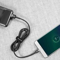 micro usb to - Baseus Cafule USB To Micro USB Cable 0.5m Grey/Black - 6 nuotrauka